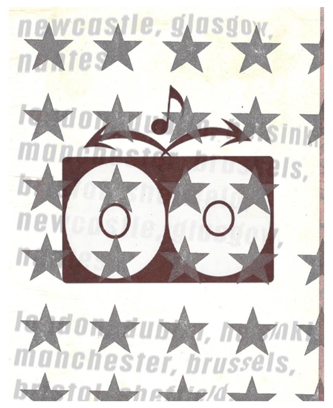 Stars overprint — tour cities